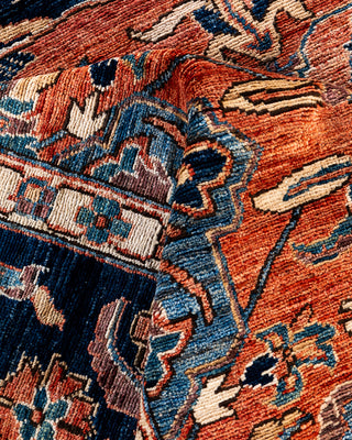 Traditional Serapi Wool Hand Knotted Red Area Rug 8' 11" x 11' 5"