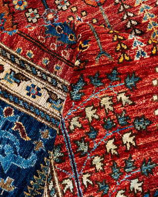 Traditional Serapi Wool Hand Knotted Red Area Rug 8' 11" x 12' 0"