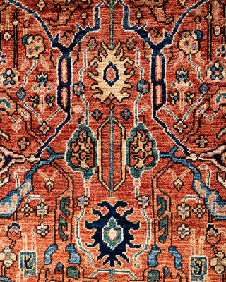 Traditional Serapi Wool Hand Knotted Red Area Rug 8' 1" x 10' 5"