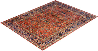 Traditional Serapi Wool Hand Knotted Red Area Rug 8' 1" x 10' 5"
