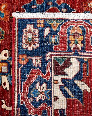Traditional Serapi Wool Hand Knotted Red Area Rug 8' 2" x 9' 10"