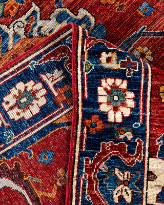 Traditional Serapi Wool Hand Knotted Red Area Rug 8' 2" x 9' 10"