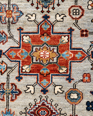 Traditional Serapi Wool Hand Knotted Gray Area Rug 8' 3" x 10' 0"