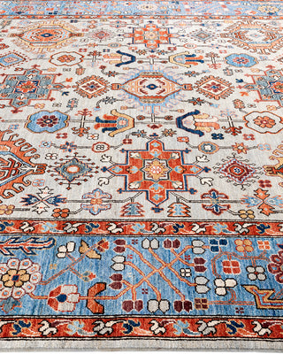Traditional Serapi Wool Hand Knotted Gray Area Rug 8' 3" x 10' 0"