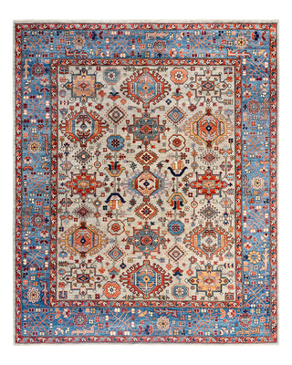 Traditional Serapi Wool Hand Knotted Gray Area Rug 8' 3" x 10' 0"