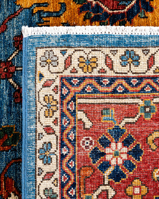 Traditional Serapi Wool Hand Knotted Light Blue Area Rug 8' 1" x 9' 8"