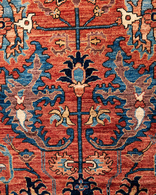 Traditional Serapi Wool Hand Knotted Red Area Rug 8' 0" x 10' 0"