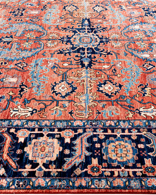 Traditional Serapi Wool Hand Knotted Red Area Rug 8' 0" x 10' 0"