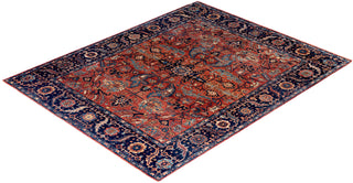 Traditional Serapi Wool Hand Knotted Red Area Rug 8' 0" x 10' 0"