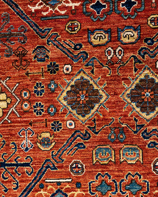 Traditional Serapi Wool Hand Knotted Red Area Rug 8' 2" x 10' 0"