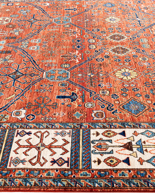 Traditional Serapi Wool Hand Knotted Red Area Rug 8' 2" x 10' 0"