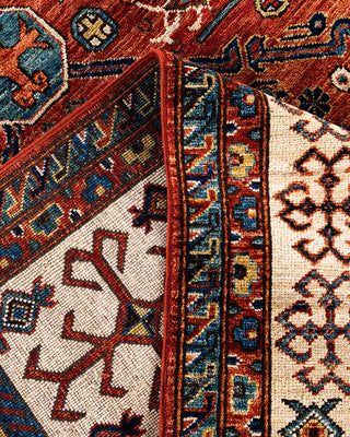 Traditional Serapi Wool Hand Knotted Red Area Rug 8' 2" x 10' 0"