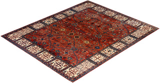 Traditional Serapi Wool Hand Knotted Red Area Rug 8' 2" x 10' 0"