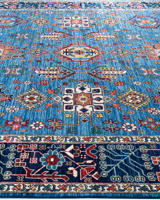 Traditional Serapi Wool Hand Knotted Light Blue Area Rug 8' 0" x 10' 3"