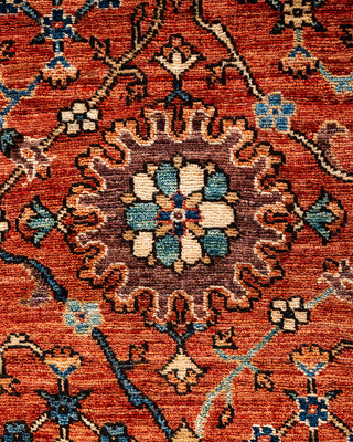 Traditional Serapi Wool Hand Knotted Red Area Rug 6' 2" x 8' 8"