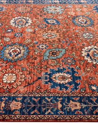 Traditional Serapi Wool Hand Knotted Red Area Rug 6' 2" x 8' 8"