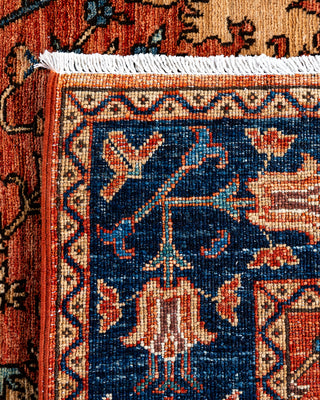 Traditional Serapi Wool Hand Knotted Red Area Rug 6' 2" x 8' 8"