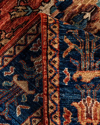 Traditional Serapi Wool Hand Knotted Red Area Rug 6' 2" x 8' 8"