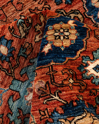 Traditional Serapi Wool Hand Knotted Red Area Rug 6' 2" x 8' 8"