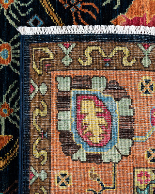 Traditional Serapi Wool Hand Knotted Navy Area Rug 6' 0" x 8' 11"