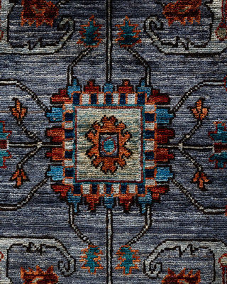 Traditional Serapi Wool Hand Knotted Gray Area Rug 5' 11" x 9' 0"
