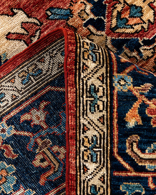 Traditional Serapi Wool Hand Knotted Red Area Rug 6' 3" x 9' 2"