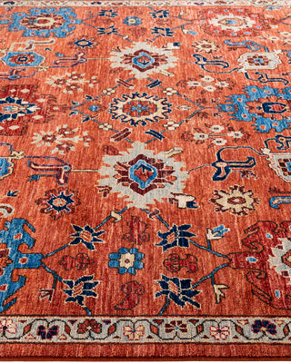 Traditional Serapi Wool Hand Knotted Red Area Rug 6' 1" x 9' 2"
