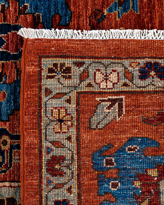Traditional Serapi Wool Hand Knotted Red Area Rug 6' 1" x 9' 2"
