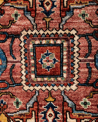 Traditional Serapi Wool Hand Knotted Red Area Rug 6' 0" x 9' 5"