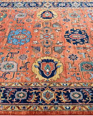 Traditional Serapi Wool Hand Knotted Red Area Rug 5' 11" x 9' 1"