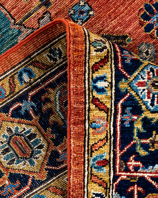 Traditional Serapi Wool Hand Knotted Red Area Rug 5' 11" x 9' 1"