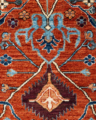 Traditional Serapi Wool Hand Knotted Red Area Rug 6' 0" x 8' 9"