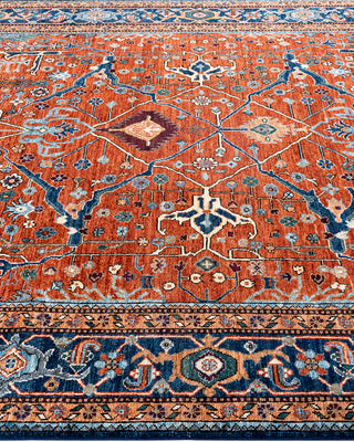 Traditional Serapi Wool Hand Knotted Red Area Rug 6' 0" x 8' 9"