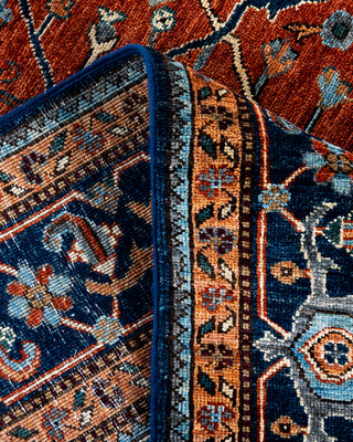 Traditional Serapi Wool Hand Knotted Red Area Rug 6' 0" x 8' 9"