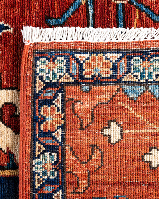 Traditional Serapi Wool Hand Knotted Red Area Rug 2' 9" x 9' 11"