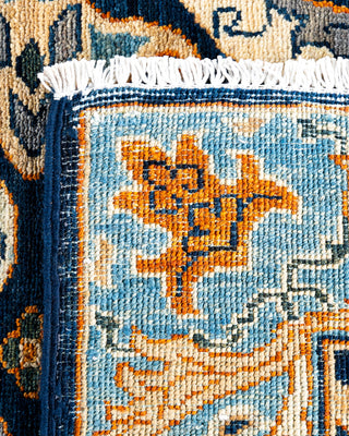 Traditional Serapi Wool Hand Knotted Blue Area Rug 2' 8" x 9' 6"