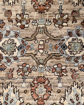 Traditional Serapi Wool Hand Knotted Brown Area Rug 2' 7" x 9' 11"