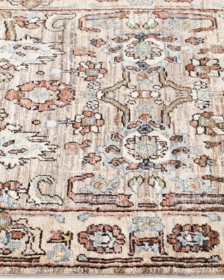 Traditional Serapi Wool Hand Knotted Brown Area Rug 2' 7" x 9' 11"