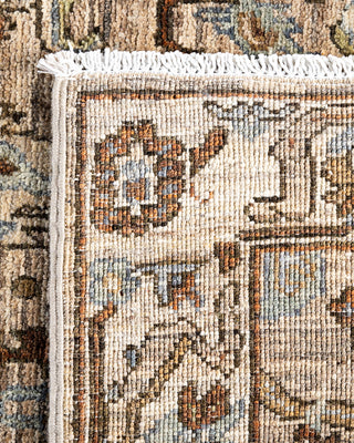 Traditional Serapi Wool Hand Knotted Brown Area Rug 2' 7" x 9' 11"