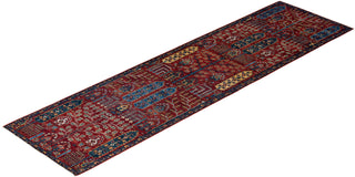 Traditional Serapi Wool Hand Knotted Red Area Rug 2' 7" x 9' 9"