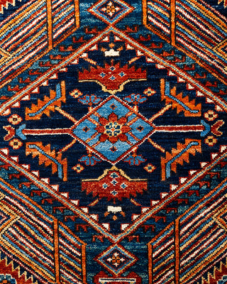 Traditional Serapi Wool Hand Knotted Red Area Rug 2' 10" x 7' 9"