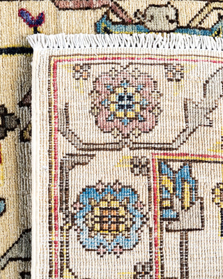Traditional Serapi Wool Hand Knotted Ivory Area Rug 2' 10" x 7' 11"