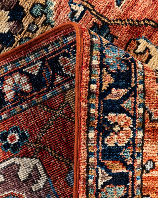 Traditional Serapi Wool Hand Knotted Orange Area Rug 2' 7" x 8' 0"