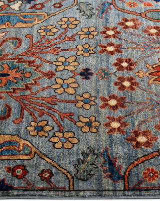 Traditional Serapi Wool Hand Knotted Gray Area Rug 2' 8" x 8' 4"
