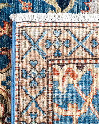 Traditional Serapi Wool Hand Knotted Light Blue Area Rug 2' 5" x 8' 6"