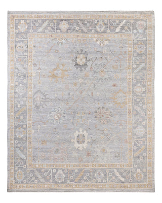 Traditional Oushak Wool Hand Knotted Purple Area Rug 8' 3" x 9' 10"