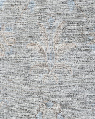 Traditional Oushak Wool Hand Knotted Light Gray Area Rug 8' 2" x 9' 8"