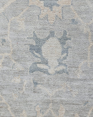 Traditional Oushak Wool Hand Knotted Beige Area Rug 7' 11" x 9' 9"