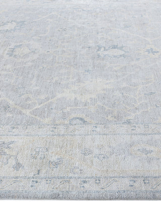 Traditional Oushak Wool Hand Knotted Beige Area Rug 7' 11" x 9' 9"