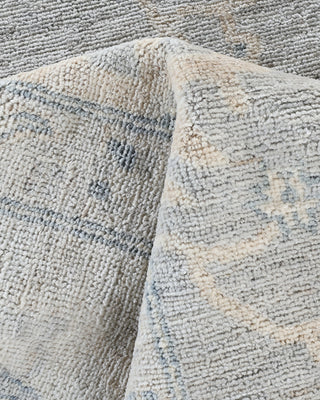 Traditional Oushak Wool Hand Knotted Beige Area Rug 7' 11" x 9' 9"
